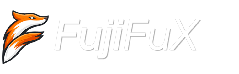 FujiFux Logo with Font, Fujifilm, Recipe, SOOC, Film Simulations